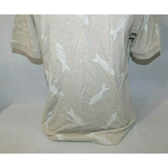 Chaps Mens L Light Brown Beige Fishbone Pattern Polo Shirt Short sleeve . - Picture 4 of 8